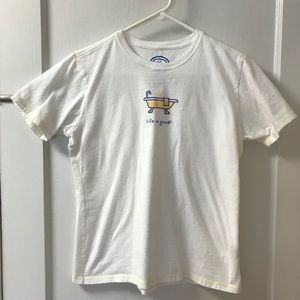 Life is Good Sleep Tee Small
